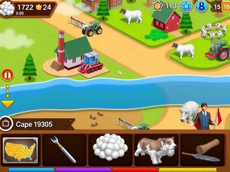 Cotton Industry Tycoon Game Screenshot